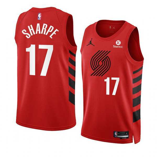 Men's Portland Trail Blazers #17 Shaedon Sharpe 2022-23 Red Statement Edition Swingman Stitched Basketball Jersey Dzhi,We sell and wholesale Men's Portland Trail Blazers #17 Shaedon Sharpe 2022-23 Red Statement Edition Swingman Stitched Basketball Jersey Dzhi on line form chian!